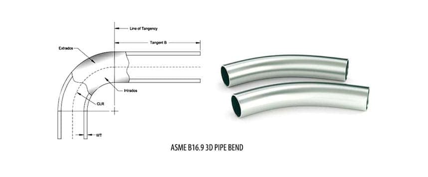 ASME B16.9 3D Bend Dimensions