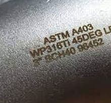 Stainless Steel 316Ti Pipe Fittings